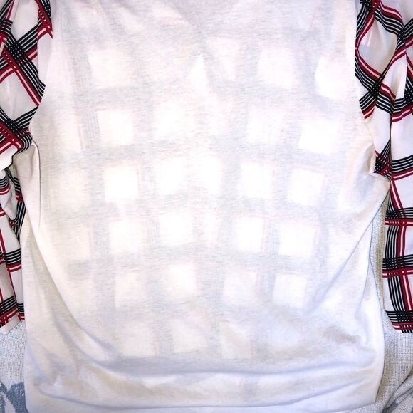 nwot Womens XLarge Van Heusen LS 3/4 Button Blouse - Picture 6 of 6